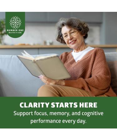 Number One Nutrition Premium Phosphatidylserine 400mg, Derived from Sunflower Lecithin to Help Support Memory, Focus & Cognition Naturally, Soy Free, 120 Veg Caps - Buy Online on GoSupps.com