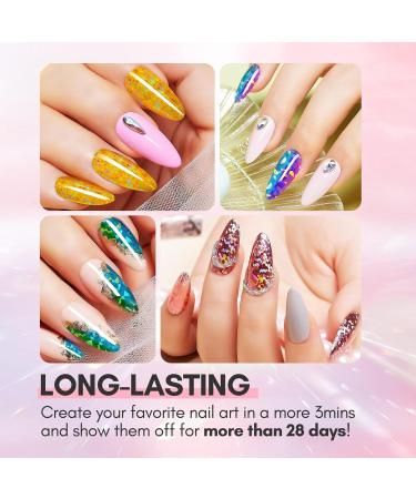 Makartt 15ML Nail Foil Glue Gel for Nail Transfer Manicure Art - UV LED Lamp Required - Soak Off Formula - 1*15ml - Buy Online on GoSupps.com