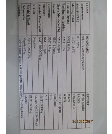 100 Grams Hordenine HCLC Powder 99.8% CAS# 6027-23-2