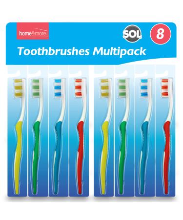 8pk Manual Toothbrush Multipack | Soft Toothbrush for Adults Toothbrushes Multipack Family Toothbrush Pack | Toothbrush Manual | Tooth Brush | Tooth Brushes | Bulk Toothbrushes | Teeth Brushes