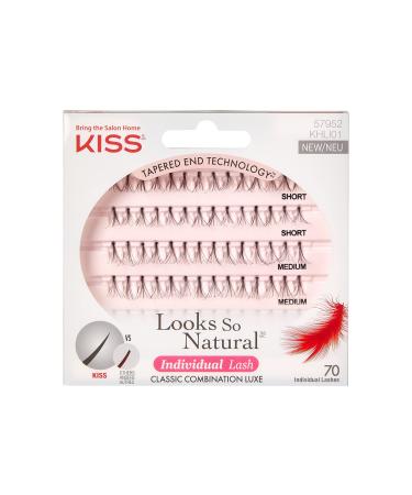 Kiss Haute Couture Individual Eyelashes Luxe 71 pieces (1 pack)