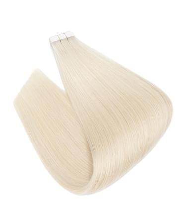 Rich Choices Tape Extensions - Real Hair 10 Pieces 20g 35cm Remy Hair - #70 White Bleach for Seamless Volume - Buy Online on GoSupps.com