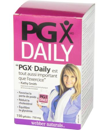 Webber Naturals PGX Daily Softgel 750 mg 150 Count Unflavored 150 count (Pack of 1) - Buy Online on GoSupps.com