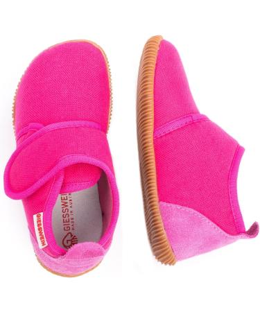 Giesswein Unisex Kid's Strass Slippers - Slim Fit High | 3 UK Child | Raspberry | Comfortable and Stylish - Buy Online on GoSupps.com