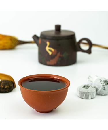 Buy High-Quality Bio Shou Pu Mini Tuo Tea from Yunnan China | Authentic Shou Pu-Erh Tea (80g) - Buy Online on GoSupps.com