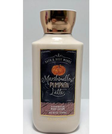 Bath and Body Works Marshmallow Pumpkin Latte Body Lotion New Full Size 8 Ounce