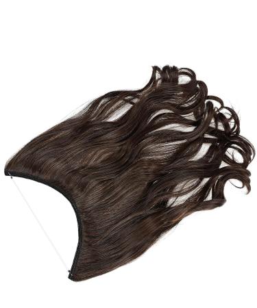Sego 50cm Secret Hair Extensions - Invisible Wire Wavy Dark Brown & Light Brown Mix - Flawless Tresse Hair for Effortless Glam - Buy Online on GoSupps.com