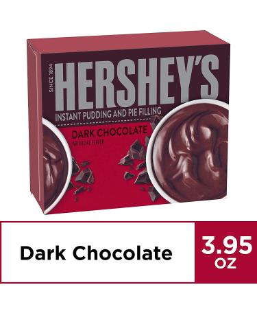 Hershey's Instant Dark Chocolate Pudding & Pie Filling - 3.95 oz Boxes (Pack of 24) - Buy Online on GoSupps.com