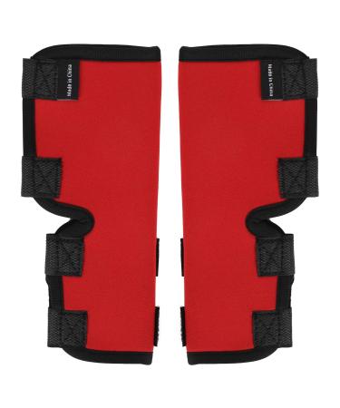 Dog Leg Protector Red Color Pet Knee Brace Dog Kneepads for Pet Knee Puppy(red XL)