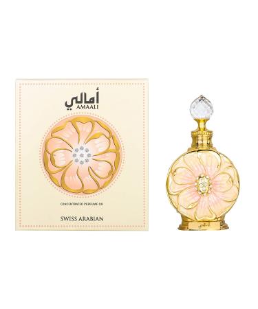 SWISS ARABIAN Amaali Concentrated Perfume Oil for Women - Woody Fruity Gourmand Fragrance - 0.5 Oz - Buy Online on GoSupps.com