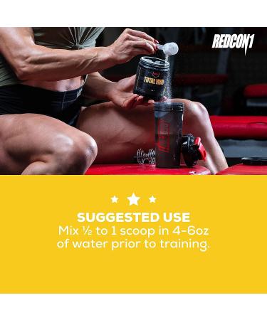 REDCON1 Total War Pre Workout Powder - Citrulline Malate & Beta Alanine - Fast Acting Caffeinated Preworkout - Black Tea Lemonade Flavor - 15 Servings - Buy Online on GoSupps.com