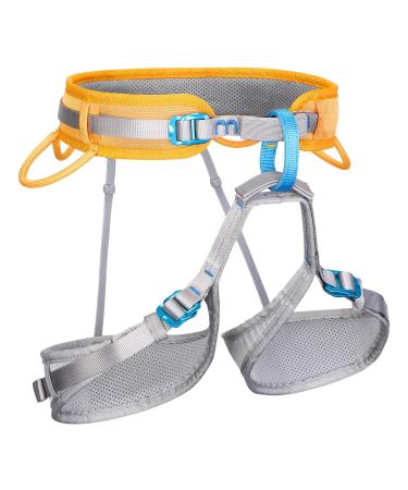 Enjohos climbing belt fall protection safety belt waist mountaineering climbing strap half-body belt waist hip protection For mountaineering sports climbing fire brigade outdoor gray yellow (s)