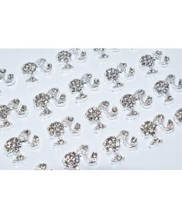 LIFOOST 3D Barbie Head Nail Charms - 20 PCS Silver Metal Decorations for Acrylic Nails | Cute & Kawaii Nail Charms (LIF114) - Buy Online on GoSupps.com