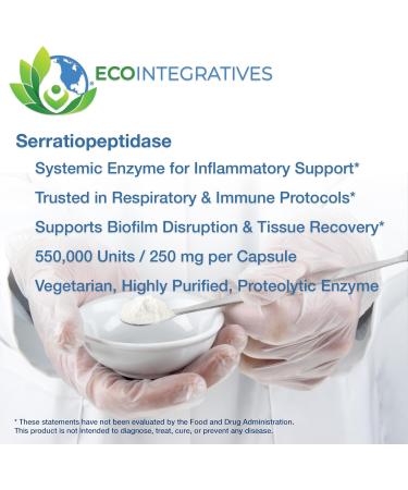 EcoIntegratives Meriva Curcumin Phytosome + Serratiopeptidase | 500 mg Curcumin Phytosome Complex | Vegan Joint & Mobility Support | 60 Capsules - Buy Online on GoSupps.com