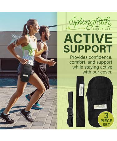 Nephrostomy Tube & Drainage Bag Cover (Black) - Comfortable Durable & Secure | International Shipping Available - Buy Online on GoSupps.com