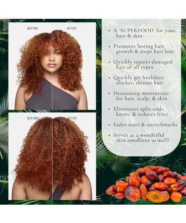 100% Cold-Pressed Unscented Batana Oil - Thicker Fuller Hair Fights Thinning & Promotes Growth | Hair & Scalp Superfood Rich in Vitamin E - Buy Online on GoSupps.com