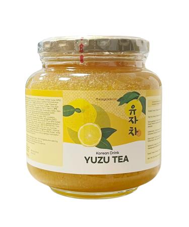 EasyCookAsia Boisson Cor enne Th au Yuzu | Fruit sucr & citronn | Avec vitamine C | Pour boissons chaudes limonades cocktails & desserts | D couvrez la tradition asiatique (1kg)