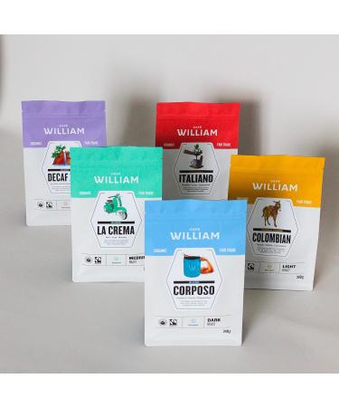 ZEN DECAF Organic Ground Coffee | Medium Roast | Natural Mountain Water Decaffeinated Coffee Specialty Grade Drip V60 Pour Over Certified Fair Trade | Caf William Sustainably Roasted in Canada | D caf in Biologique moulu - 340g (Pack of 4) DECAF ZEN 340 g - Buy Online on GoSupps.com