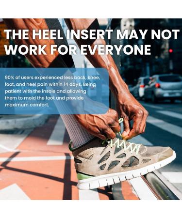 Plantar Fasciitis Inserts - Welnove Heel Cups for Foot Pain Relief | Orthotic Shoe Inserts for Achilles Tendonitis & Heel Spur | Women's 6-9 Men's 5-8 - HSA/FSA Eligible - Buy Online on GoSupps.com