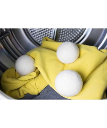 6x Tumble Dryer Balls 100% Pure Merino wool dryer balls are the laundry balls for tumble dryer | Tested for your safety - Buy Online on GoSupps.com