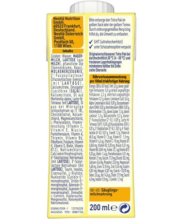 Beba Nestl Pre Infant Milk - Ready-to-Drink Baby Food Tetra Pak (6 x 200ml) | International Shipping Available - Buy Online on GoSupps.com