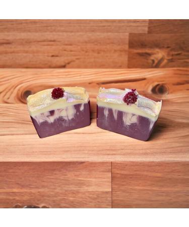 Handmade Natural Soap - Black Raspberry Vanilla | Organic & Eco-Friendly | International Shipping Available - Buy Online on GoSupps.com