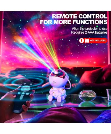 Buy Burnnov Astronaut Starry Projector LED - 8 Fog & 2 Star Modes Remote Control Adjustable Brightness & 360 Rotation for Kids & Adults | International Shipping Available - Buy Online on GoSupps.com