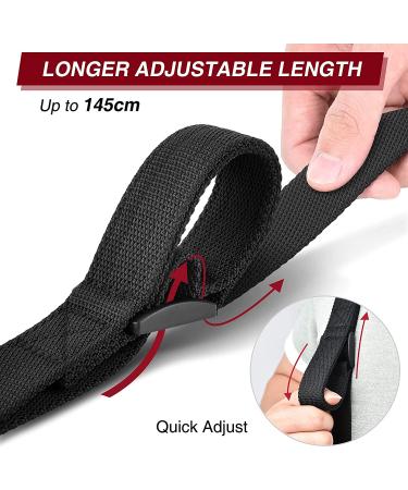 CVLIFE Two Point Sling 1.25 Wide Tube Webbing for Outdoor Sports - Black - Buy Online on GoSupps.com