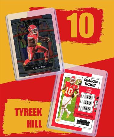 Tyreek Hill Football Cards (5) Assorted Bundle - Kansas City Chiefs Trading Card Gift Set - Buy Online on GoSupps.com