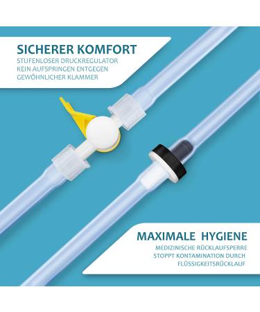 Lyvanas Enema Set 2L Intestinal Inlet for Comfortable Colon Cleansing | Hygienic & Transparent Design - Buy Online on GoSupps.com