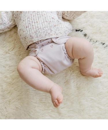 Esembly Waterproof Cloth Diaper Cover Size 1 Amethyst | Leak-Proof & Breathable Swim Diaper | Snap Closure | Reusable & Adjustable for 7-17lbs - Buy Online on GoSupps.com