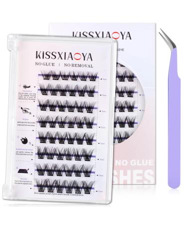 Self Adhesive Eyelashes Reusable Press-On Lashes Mixed 9-14MM D Curl Cluster Lashes No Glue Needed Portability Invisible Band Natural Pre Glued Eyelashes Extensions (Mix 9-14mm D13) 1 count (Pack of 1) Mix 9-14mm D13 - Buy Online on GoSupps.com