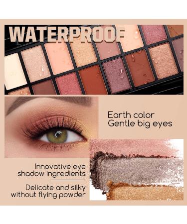 ONLYOILY 16 Colors Eyeshadow Palette - Matte Shimmer & Glitter Makeup for Stunning Eye Looks | International Shipping - Buy Online on GoSupps.com