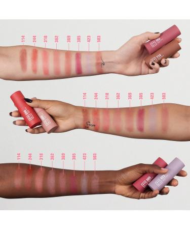 3INA Makeup No-Rules Stick 423 - Lilac Blush Stick Matte with Hyaluronic Acid | Vegan & Cruelty-Free - Buy Online on GoSupps.com