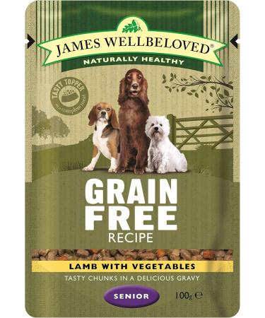 Wellbeloved Pouches GF Lamb Senior 12 x 100g - Buy Online on GoSupps.com