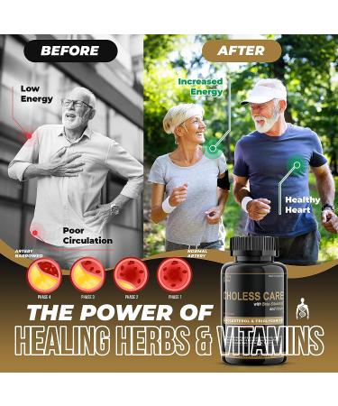 Organic Garlic Capsules for Lowering Cholesterol & Heart Health | Beta Sitosterol, Niacin, Cayenne Pepper for Healthy HDL & LDL Levels - Buy Online on GoSupps.com