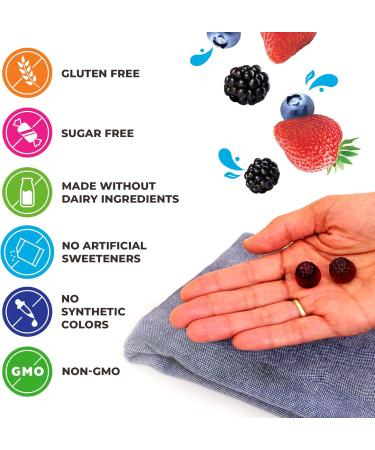 Buy Orgain Kids Sugar Free Multivitamin Gummies - Vegan 50 Superfoods 15 Vitamins Immune Support 60 Gummies for Ages 4+ Mixed Berry - Buy Online on GoSupps.com