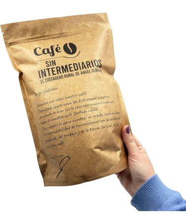 CAFE SIN INTERMEDIARIOS - Abrazos - Caf de Br sil En grains non moulus - Torr faction hebdomadaire - Emball l'exp dition - Intensit de saveur moyenne En Grains 1 kg (Lot de 1) - Buy Online on GoSupps.com
