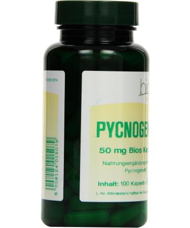 Bios Pycnogenol 50 mg - Powerful Antioxidant Supplement 100 Capsules (1 x 45g) - Shop Internationally! - Buy Online on GoSupps.com