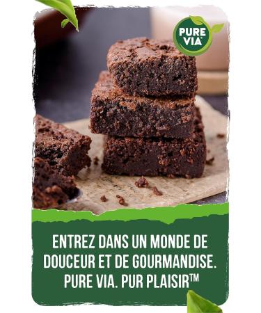 Pure Via - Preparation for Brownie - Less than 60% sugar - 337g - Buy Online on GoSupps.com