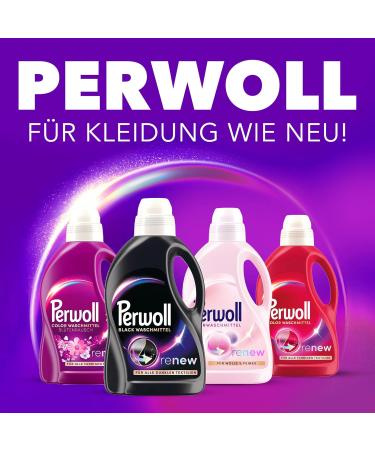 Perwoll Black Detergent - 52 Wash Loads | Gentle Cleaning for Dark Textiles | Triple-Renew Technology - 2.6L Pack - Buy Online on GoSupps.com