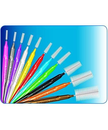 Piksters Interdental Brush Size 3 (40 Pack) - Best Interdental Cleaning for Healthy Teeth | International Shipping Available - Buy Online on GoSupps.com