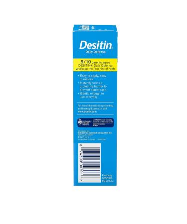 Desitin Daily Defense Zinc Oxide Baby Diaper Rash Cream - 4 oz - Buy Online on GoSupps.com