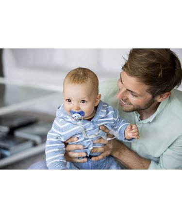 Nip Schnuller Family - Jaw-Friendly Silicone Pacifier for Boys (0-6 Months) | BPA-Free Made in Germany - Buy Online on GoSupps.com