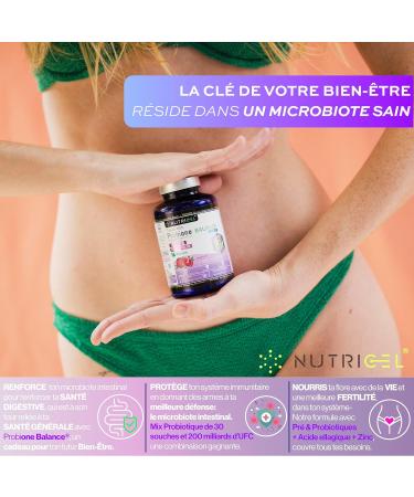 Probiotique flore intestinale - 200 Milliards UFC/Jour - 30 souches bact riennes 120 G lules Gastro-r sistantes. Probiotiques et prebiotique avec Zinc Inuline et Extrait de Grenade. 100% V gan - Buy Online on GoSupps.com