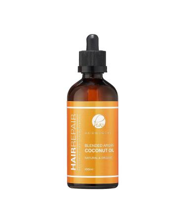 Hairworthy Organic Hairrepair Oil - Argan, Coconut, Jojoba, Almond & Vitamin E for Damaged Hair - Buy Online on GoSupps.com