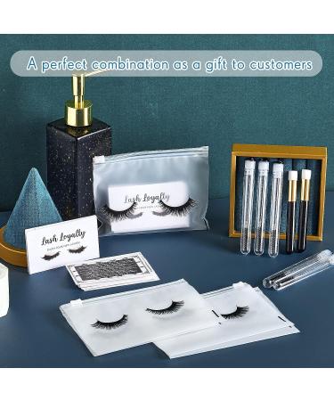 86-Piece Eyelash Aftercare Set with Bags, Brushes, Wands, Cards - Black - Buy Online on GoSupps.com