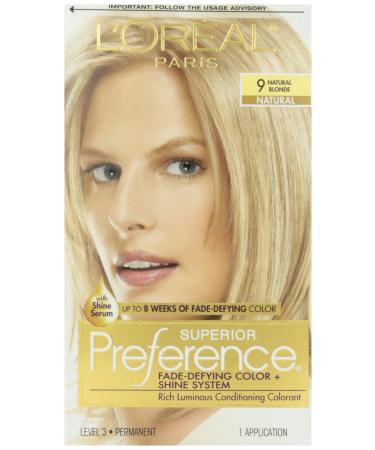L'Oreal Preference #9 Natural Blonde 1 ct