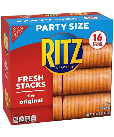 Ritz Crackers Party Size Box - 16 Fresh Stacks, 23.7 oz | Perfect for Snacking! - Buy Online on GoSupps.com