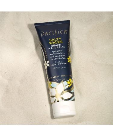 Pacifica Salty Waves Beach Hair Balm - 4 fl oz | Effortless Beachy Waves - Buy Online on GoSupps.com